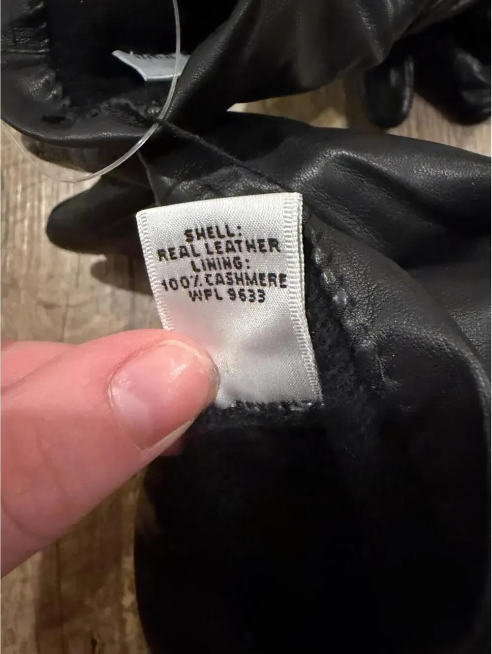 Preston & York Women's Black Leather Gloves - 7.5 Classic Long Cuff